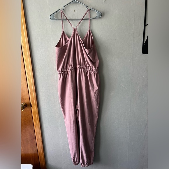 Abercrombie & Fitch Pink Mauve Jumpsuit Size Large - Picture 6 of 8